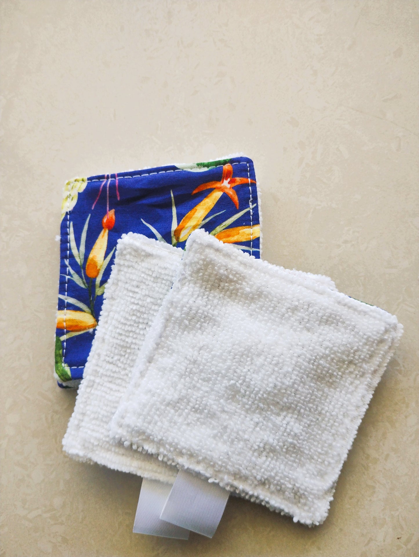 Native Florals Navy Makeup Wipes