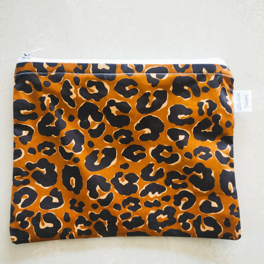 Leopard Love Zipper Beauty Bag